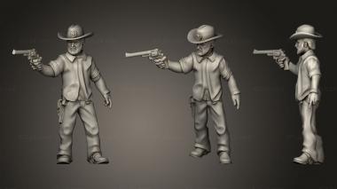 Military figurines Rich 3d model